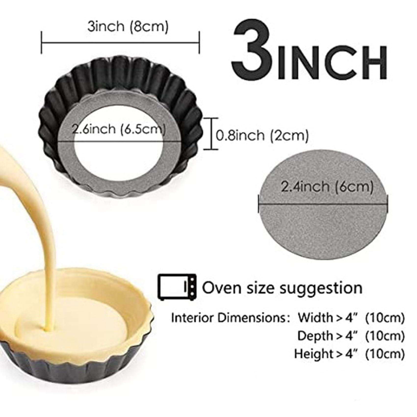 rieder 52 foremki do jajek i ciast, 3 mini foremki do babeczek ze zdejmowanym dnem, foremki do babeczek, muffinek, blachy, części do pieczenia