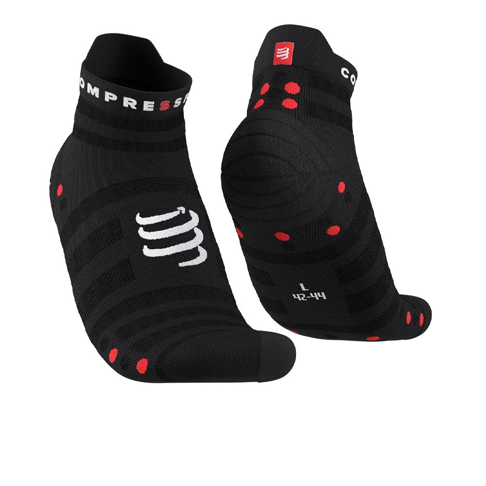Compressport Pro Racing V4.0 Ultralight Run Low Socks Black