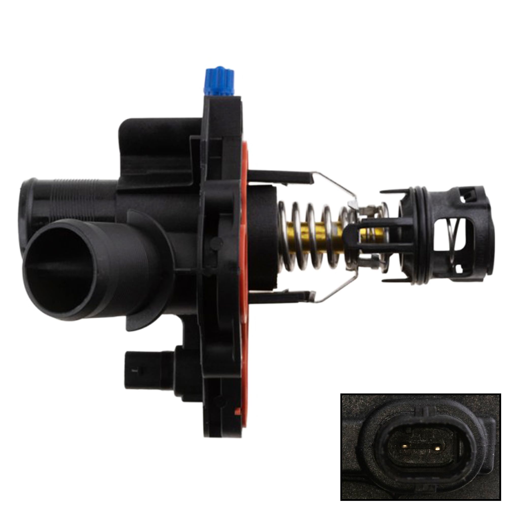 Partsline Boîtier Thermostat d'Eau 1.2/1.2 Puretech/1.2 THP | Compatible C3 Aircross I, C3 III, Corsa F, Crossland, 208 II équivalent à 9811034680, 3553595