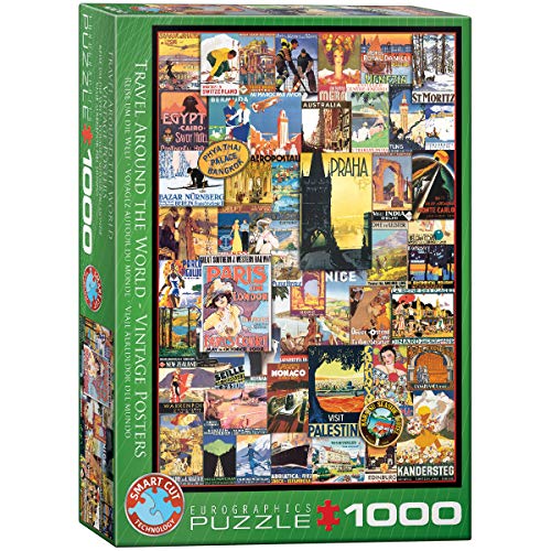 EuroGraphics 6000-0755 Puzzle Reise um die Welt mehrfarbig