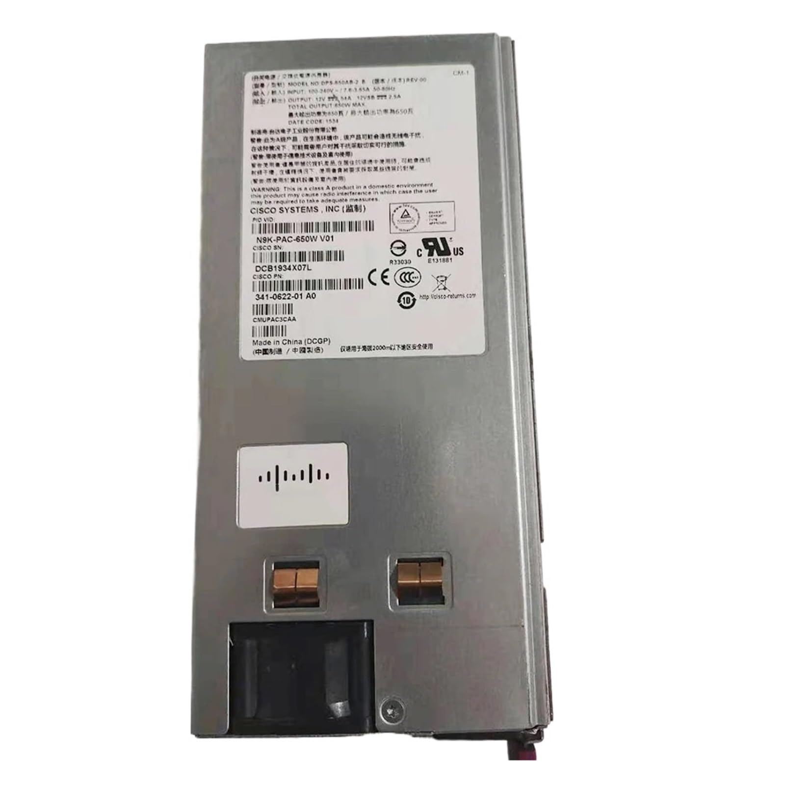 TPKMVGAP Power Supply N9K-C9372PX-E Series Switches 650W N9K-PAC-650W