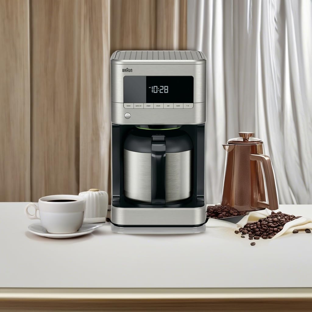 Amazon.com: Braun KF7175 BrewSense Drip Coffee Maker with Thermal