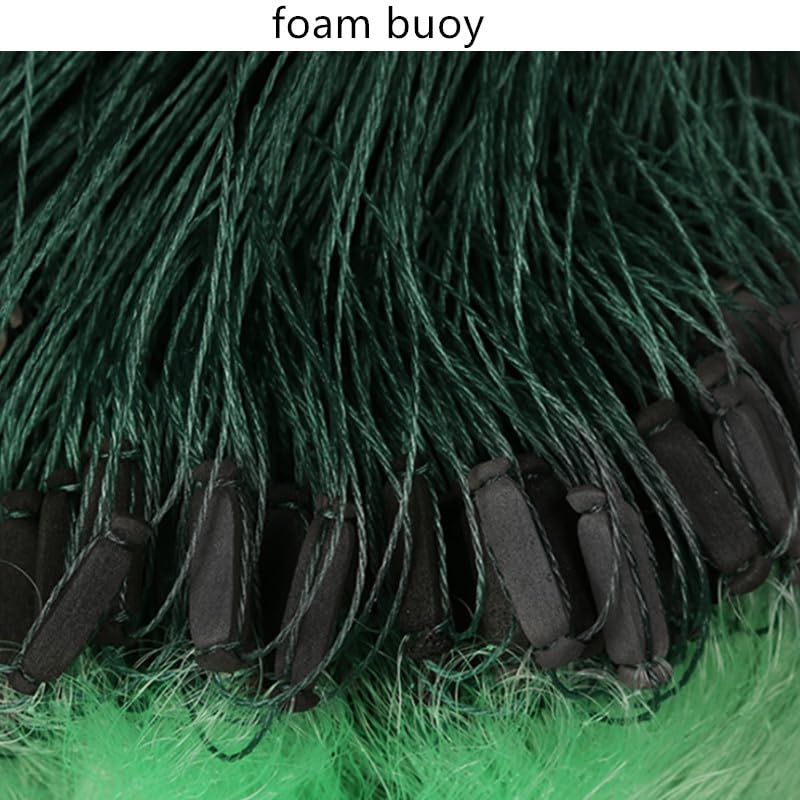 Redes de Pesca Profundidad de 1.5m Red de Pesca Legnth 22m Network de Pesca 3 Capas Monofilament Nylon Nets 20 mm-70 mm Herramienta de Pescado al Aire Libre Red De Flotador(Mesh 30mmx30mm)