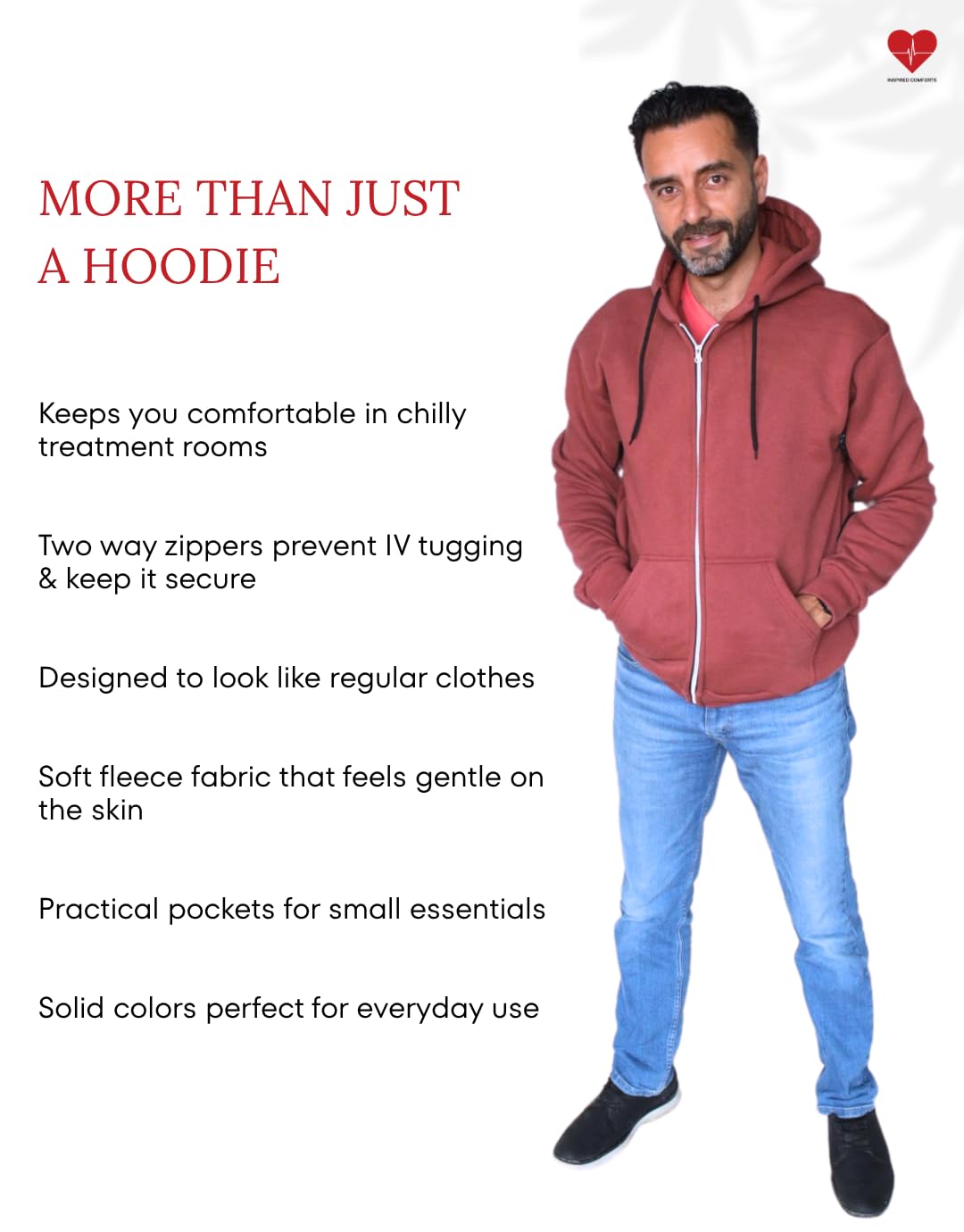 Inspired Comforts Herren Hoodie