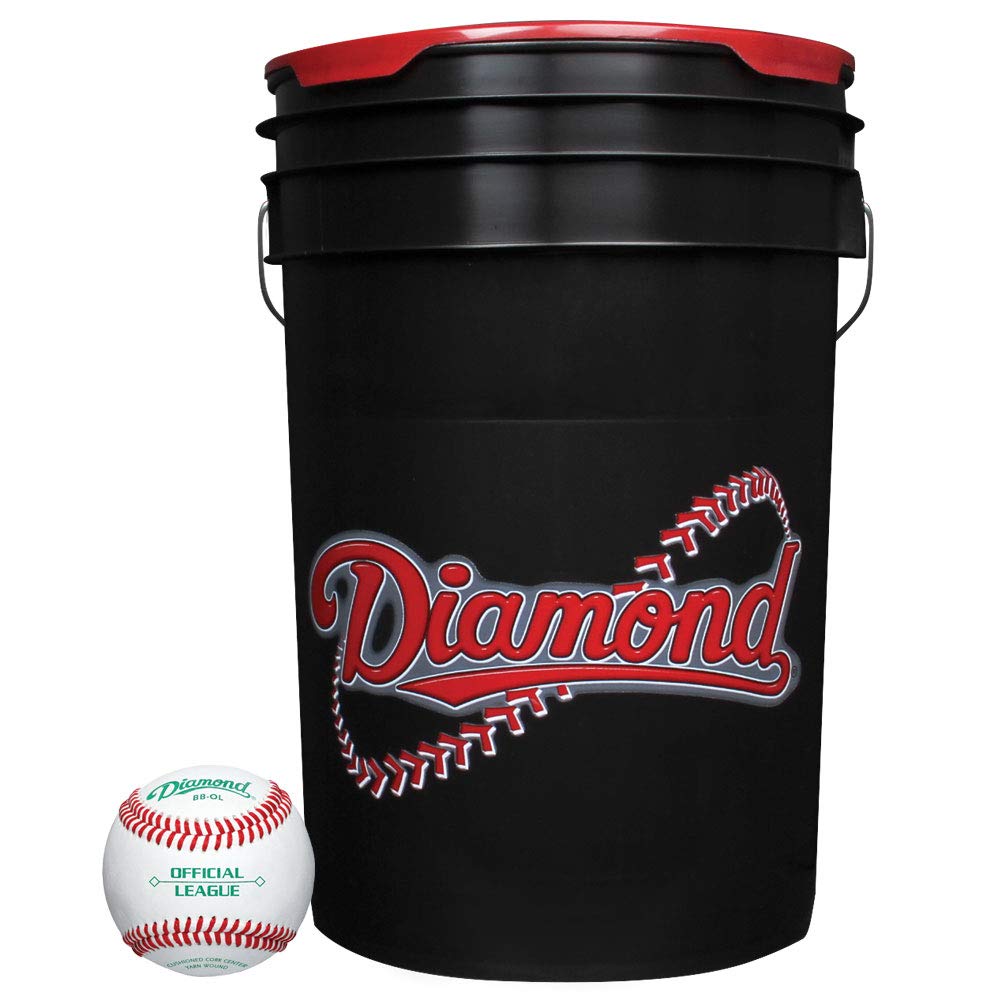 Diamond Bb-Ol Practice Baseballs & Bucket 24 Ball Pack W/Bucket