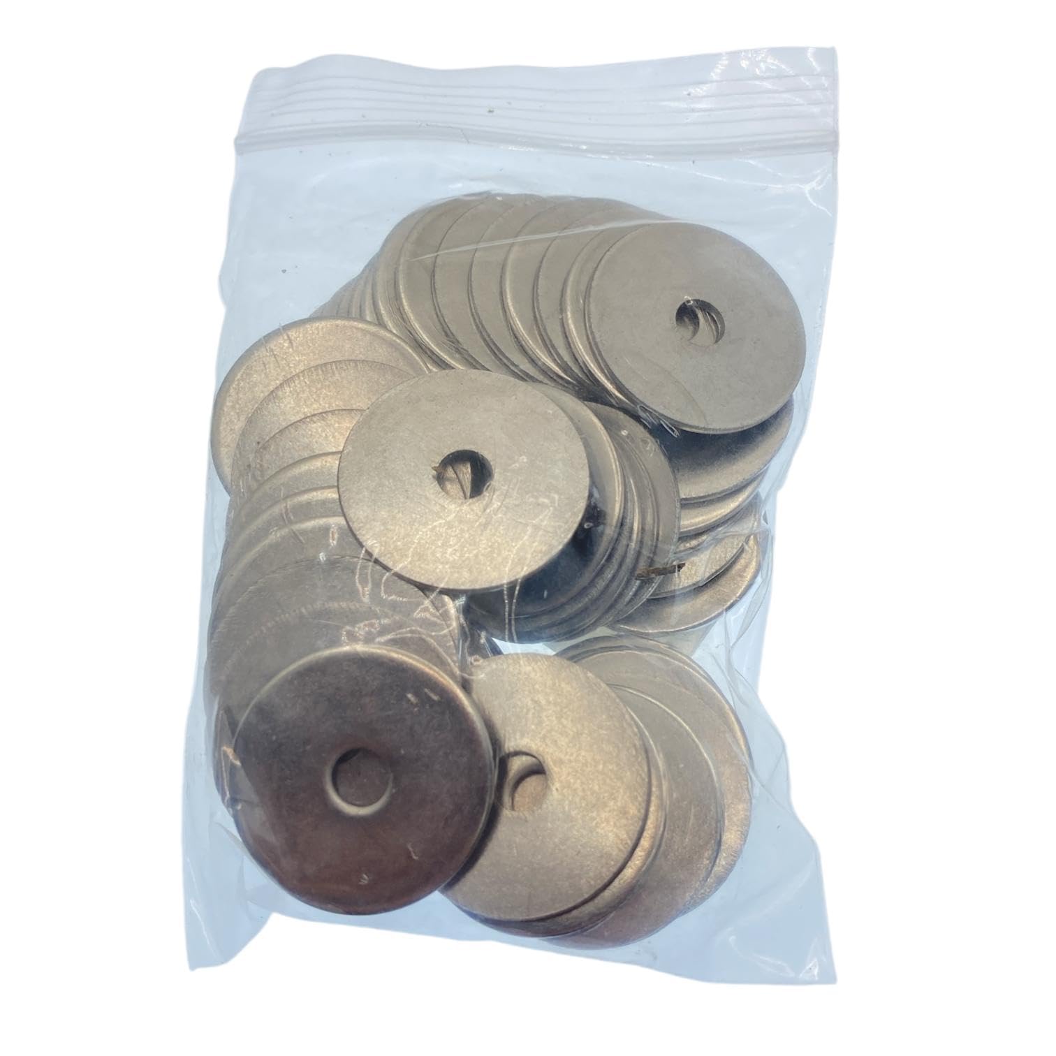 M5 Washers for Screws - M5 x 25 x 1.5mm (50 Pack) Metal Flat Penny Washers for Bolts - A2 Stainless Steel Plain Round (50pc) - Image 2