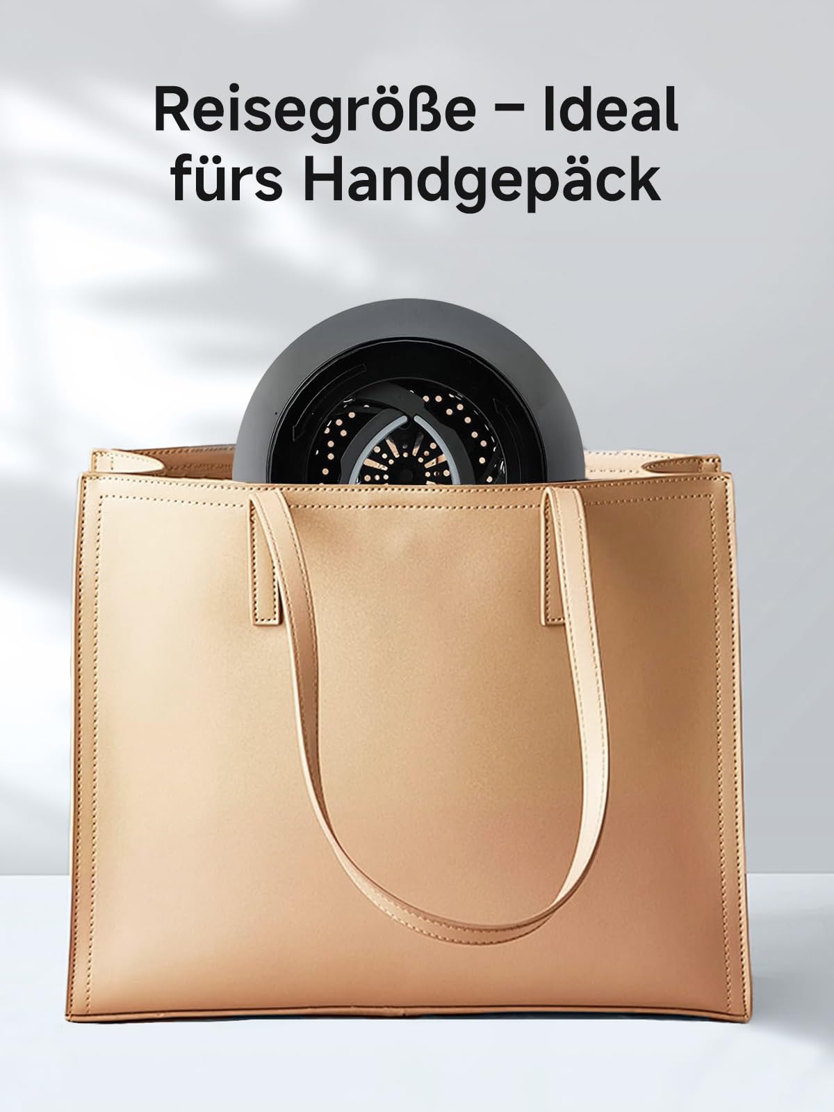 Diffusor Aufsatz Föhn, Diffuser Föhn, Universal Haar Diffusor Anpassungsfähig für Trockner mit Düse D = 3,8-6,1 cm für lockiges oder welliges Haar Styling Maximales Volumen ohne Frizz, Schwarz