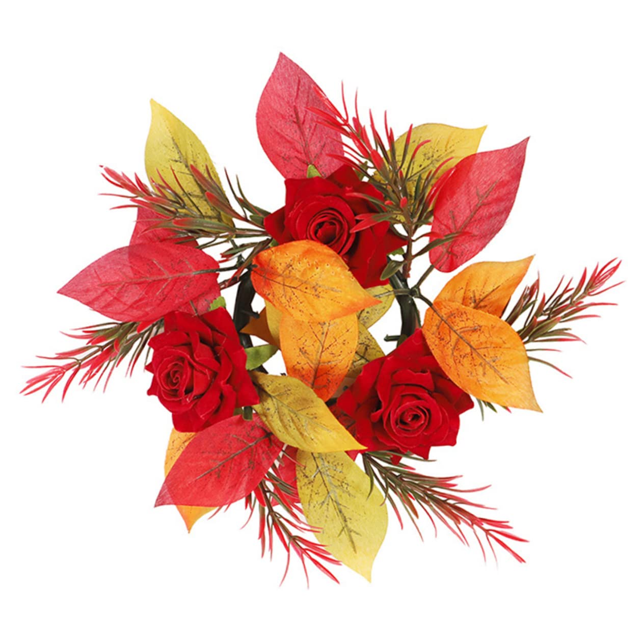 Amosfun 3pezzi Ghirlanda Decorativa Rosa Per Porta Ingresso Wreath Elegante Per Decorazioni Da Appendere Casa e Matrimonio Senza Manutenzione Aspetto Realistico e Design Chic