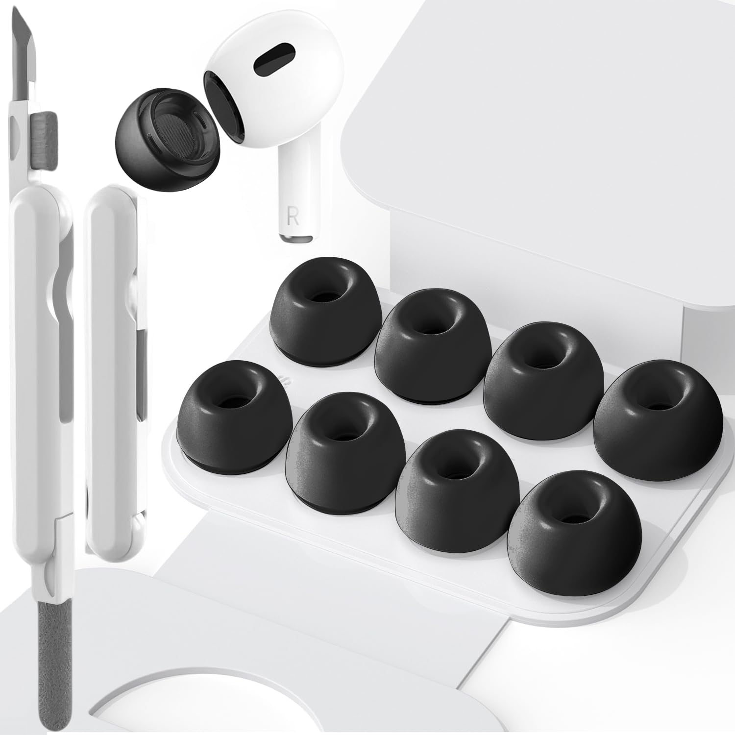 Amazon | SIXFU 4サイズ AirPods Pro イヤーピース および AirPods