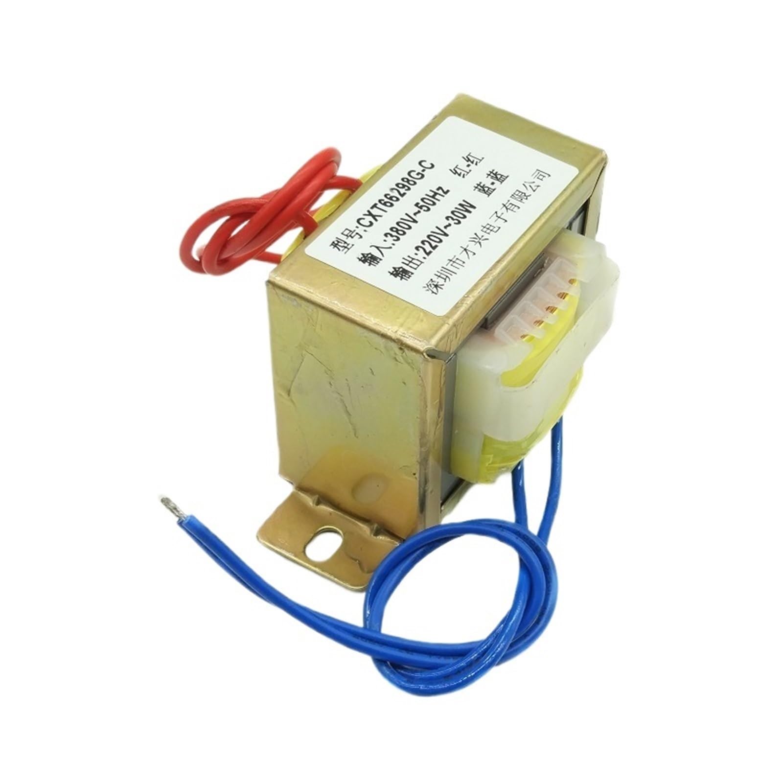 Transformador de potencia EI66 30W DB-30VA 380V a 220V aislamiento de frecuencia de potencia monofásico 380V 136mA