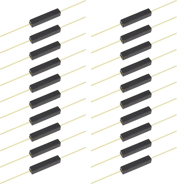 20x Reed Switch Normally Open Magnetic Induction Switch Plastic Anti-Interference 100V for Treadmill and Breaker 2.5X14mm