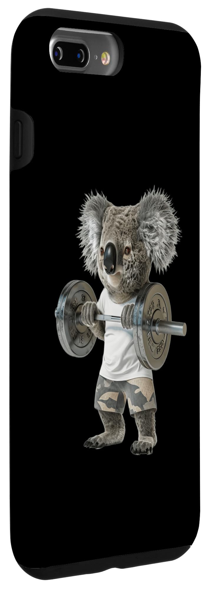 iPhone 7 Plus/8 Plus Koala Barbell Case - Image 3