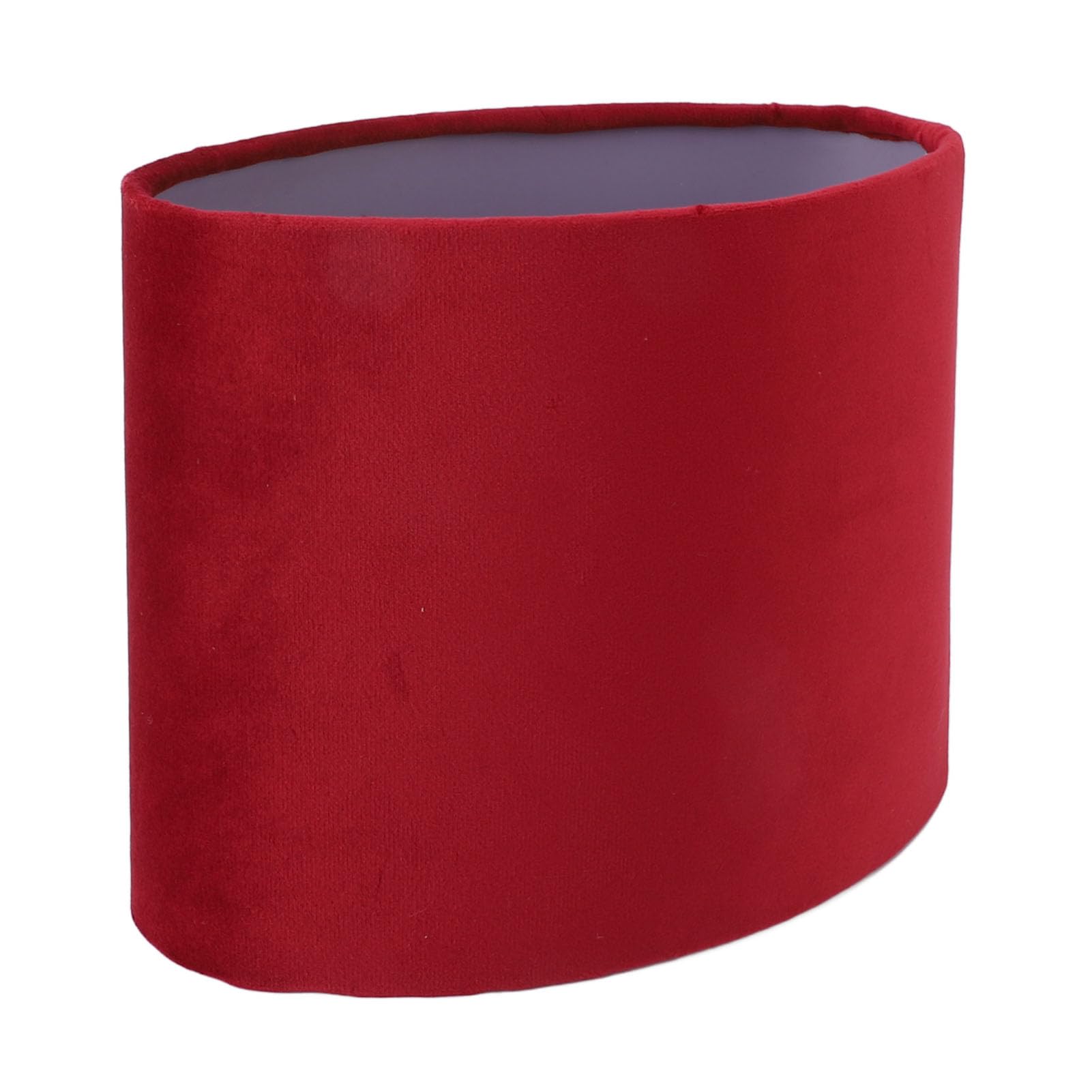 Hyuduo Oval Burgundy Fabric Lampshade for Table Lamps & Floor Lamps Universal Fit for E27 and E14 Fixtures - Image 4
