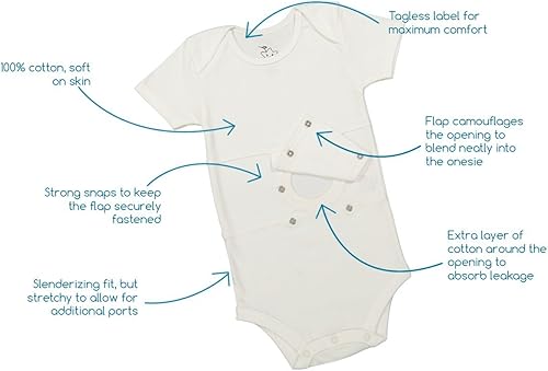 Miniatura 9 de Starberrykids Camiseta interior de tubo de alimentación para bebés niños pequeños y niños