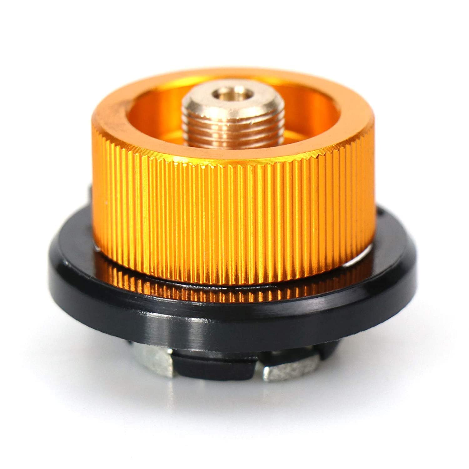 CLUEMART Canister Adapter Lindal Type Valve Adapter Backpacking Camping Gas Cartridge Converter