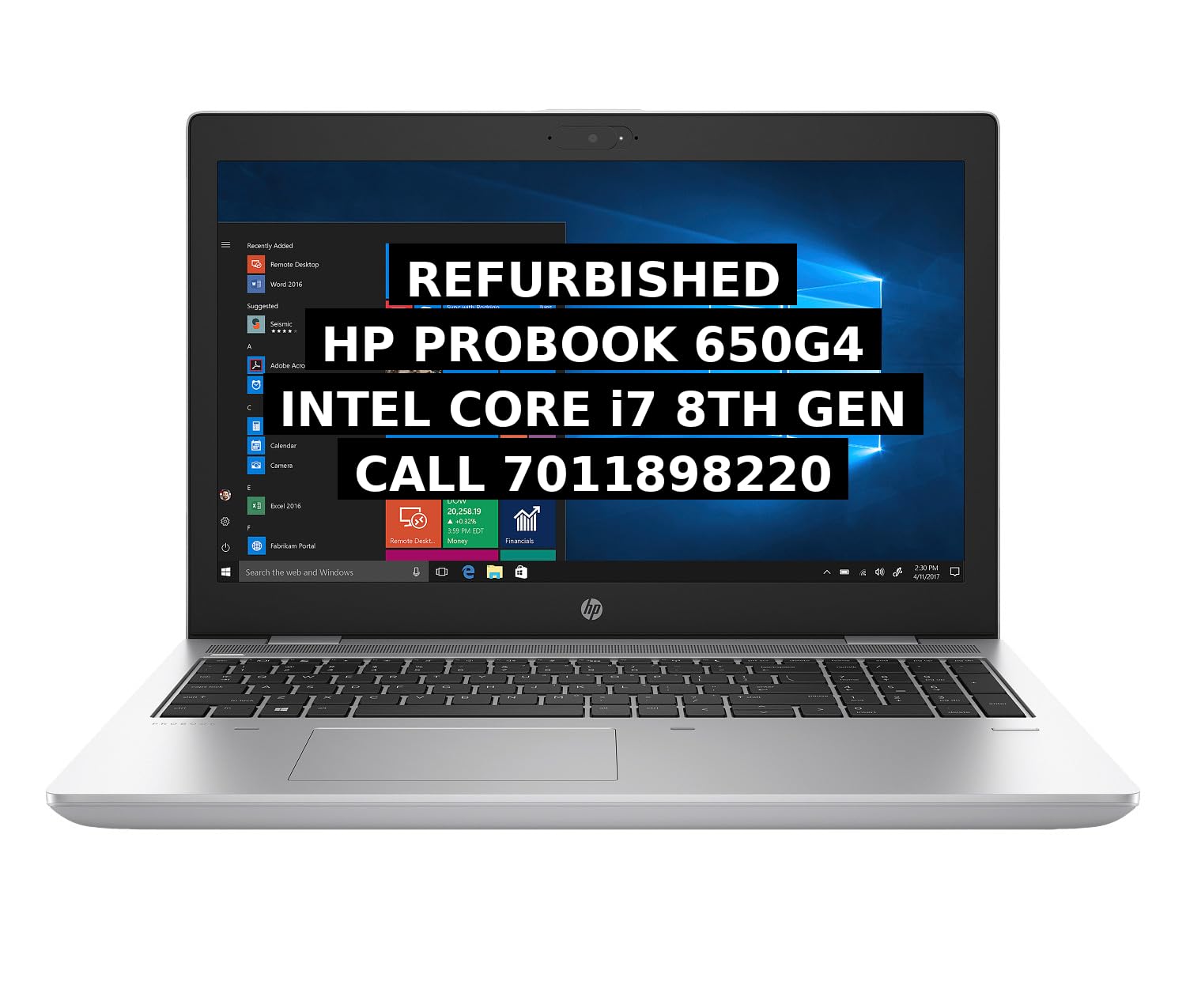 Certified Professional Book 650 G4 | Core i7 8th Gen 8550U | 15.6