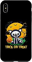 Vista 16 de iPhone 12 mini Pig Skeleton Trick Or Treat Halloween Costume Case