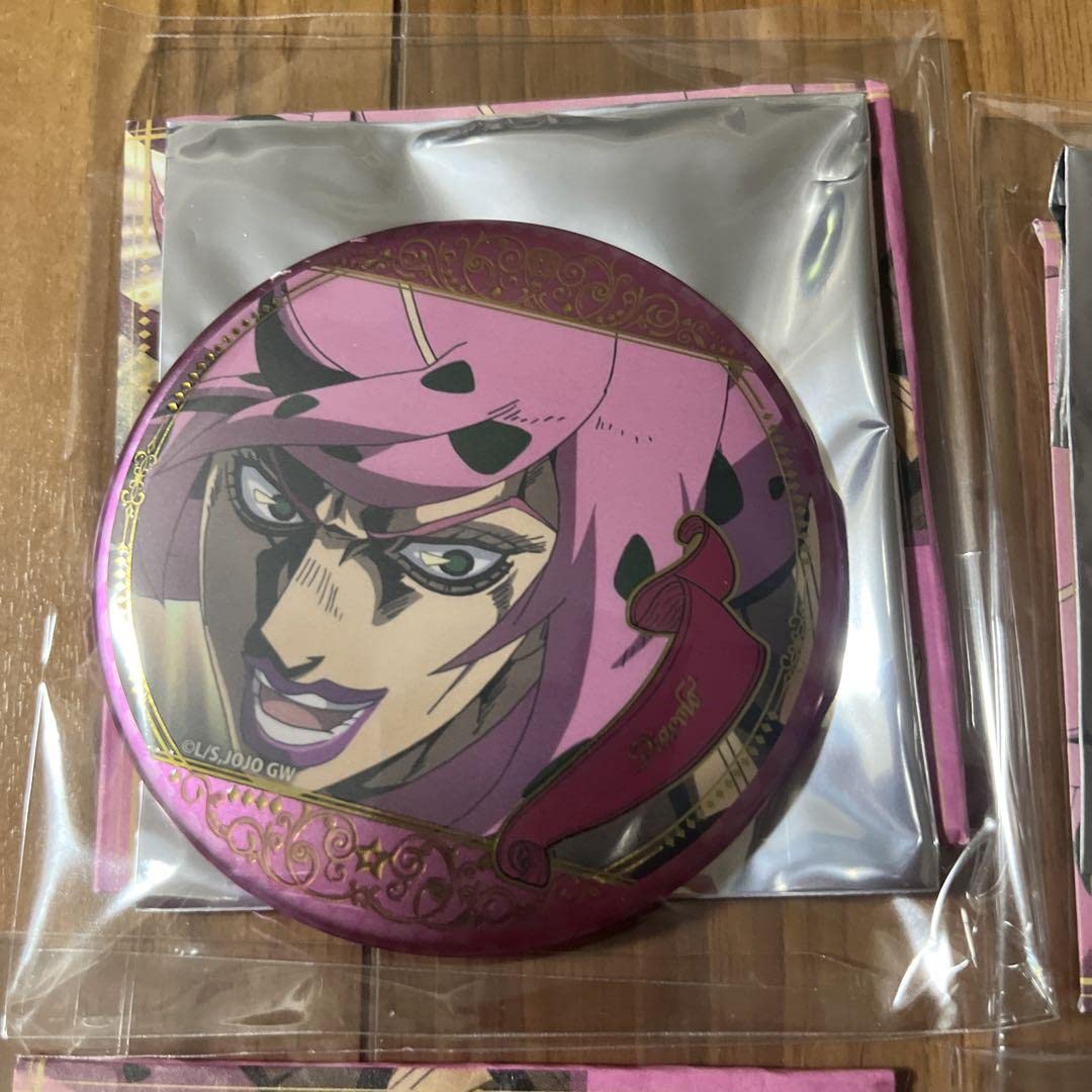 Amazon.co.jp: ジョジョの奇妙な冒険 アニメ化10周年記念展 缶バッジ