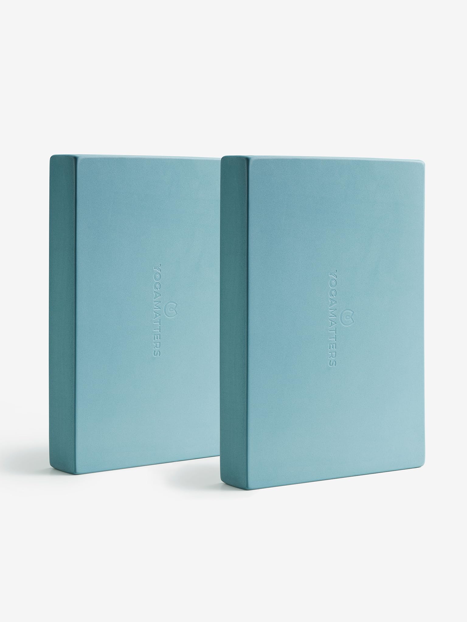 Yogamatters Yoga Block Pair | EVA Foam | Lightweight, High Density and Non-Toxic | Block Brick (Mineral)
