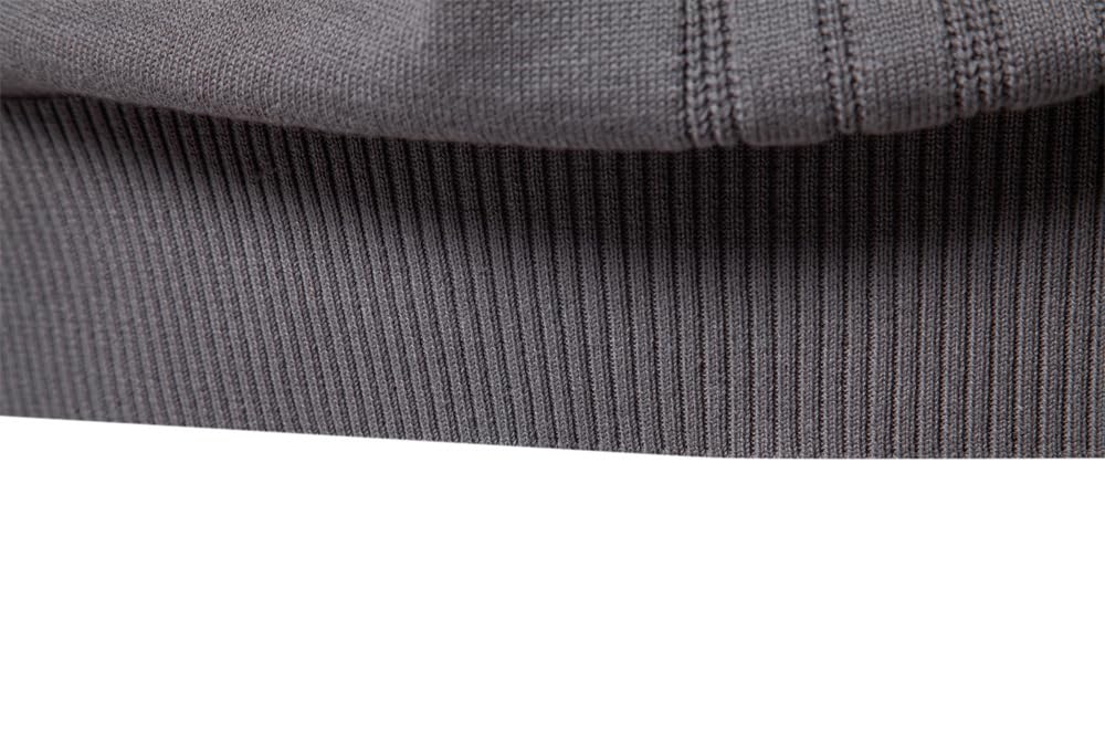 Générique Pull col Rond Homme Pulls Manches Longues Chaud Pull Uni Chandails Homme Pullover Sweater Basique Casual Slim fit