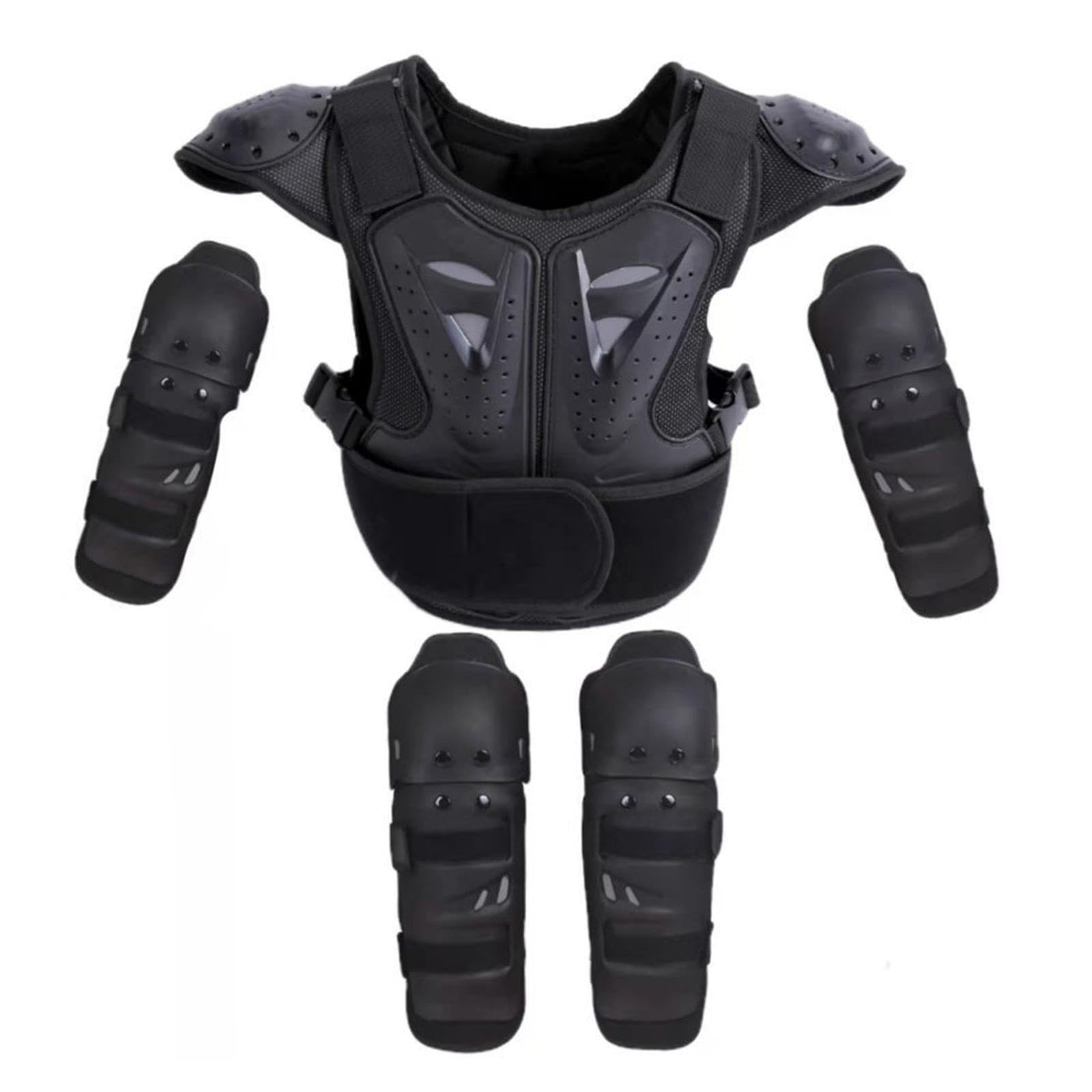 BEALIFE Traje de Moto para niños, Equipo de protección confiable, Chaqueta Ligera de Cuerpo Completo para niños en diversas Actividades Deportivas,