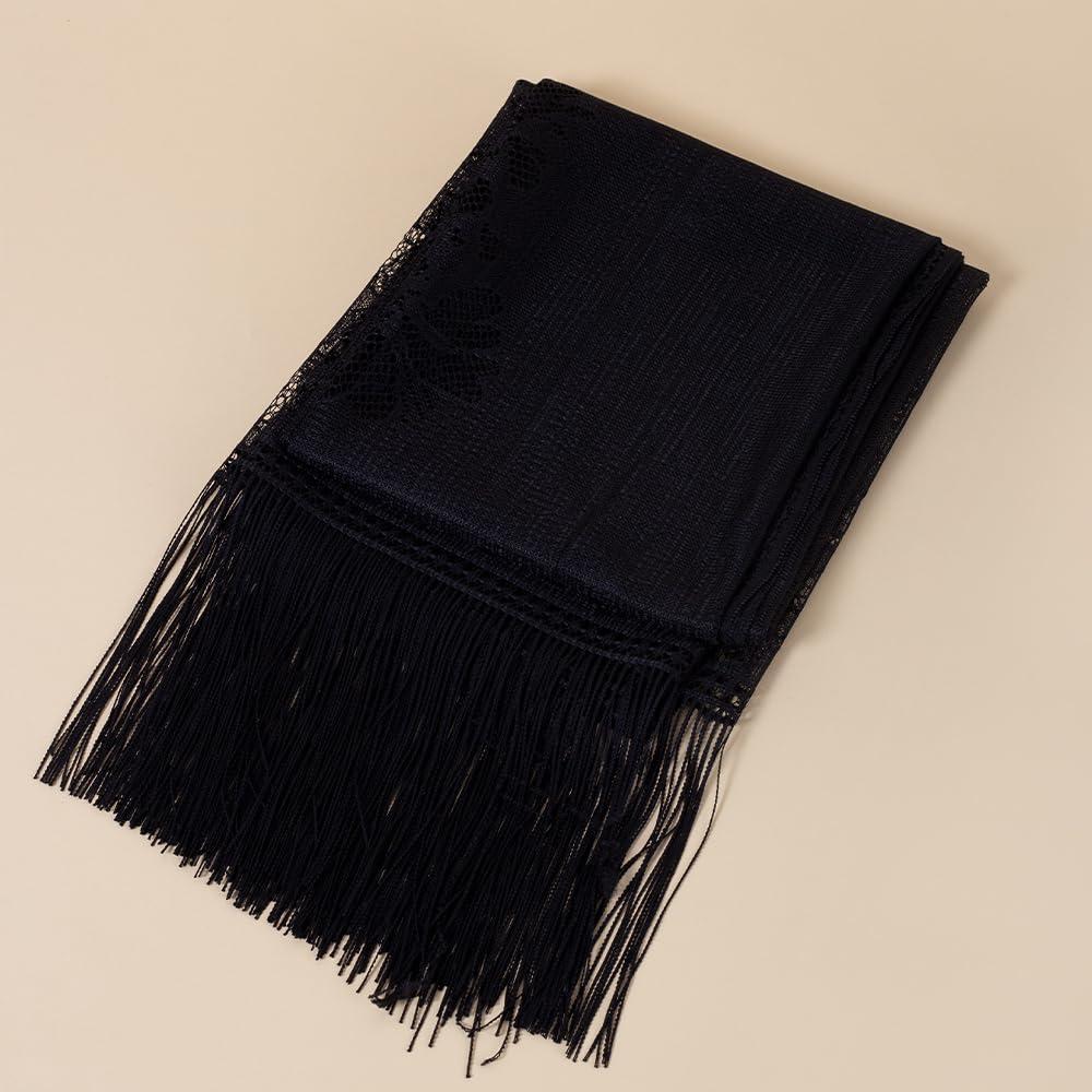 Femme Châles Etoles Echarpe Foulards en Dentelle Creuse Été Étole de Protection Épaules pour Mariages Mariée Bridemaids Cocktail Cérémonies Tenue de Soirée Fête Plage