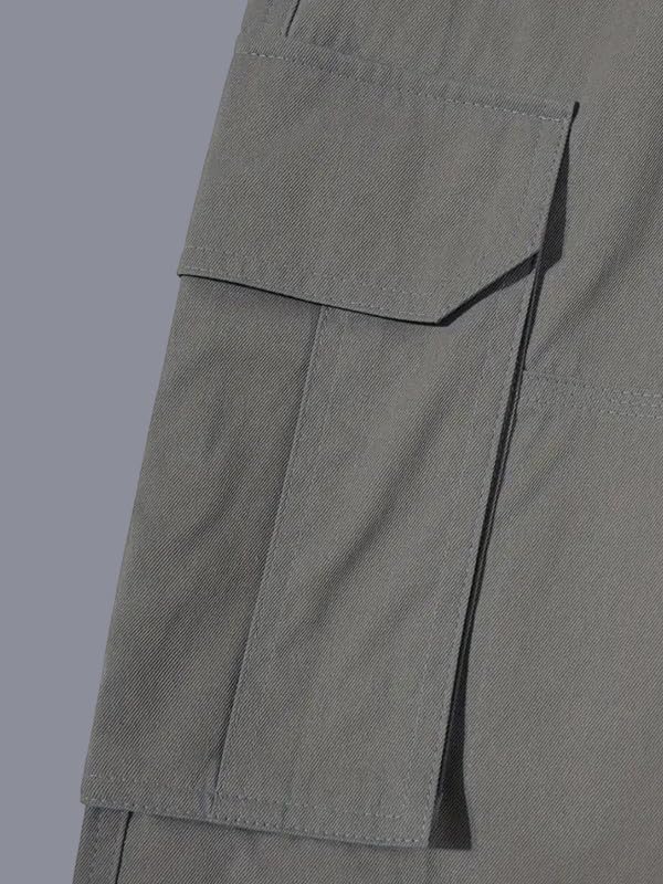 Image of Men's Casual Cargo Pants | Regular Fit Multi-Pocket Trousers-