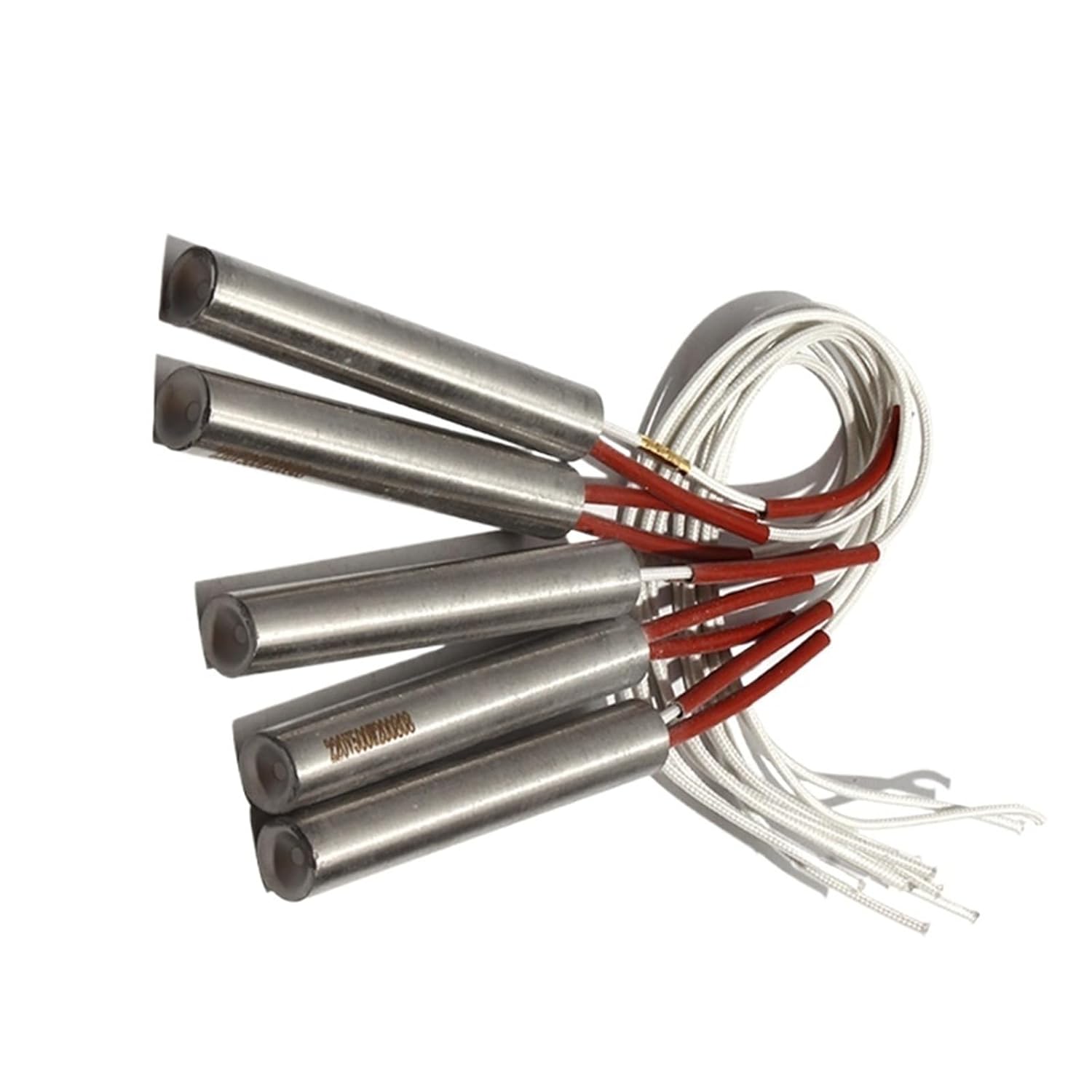 304 Stainless Steel Heater 9.5mm - 110V/220V - 150W-180W for Leather Stamping (5 Pack)(380V,180W 9.5x60mm)