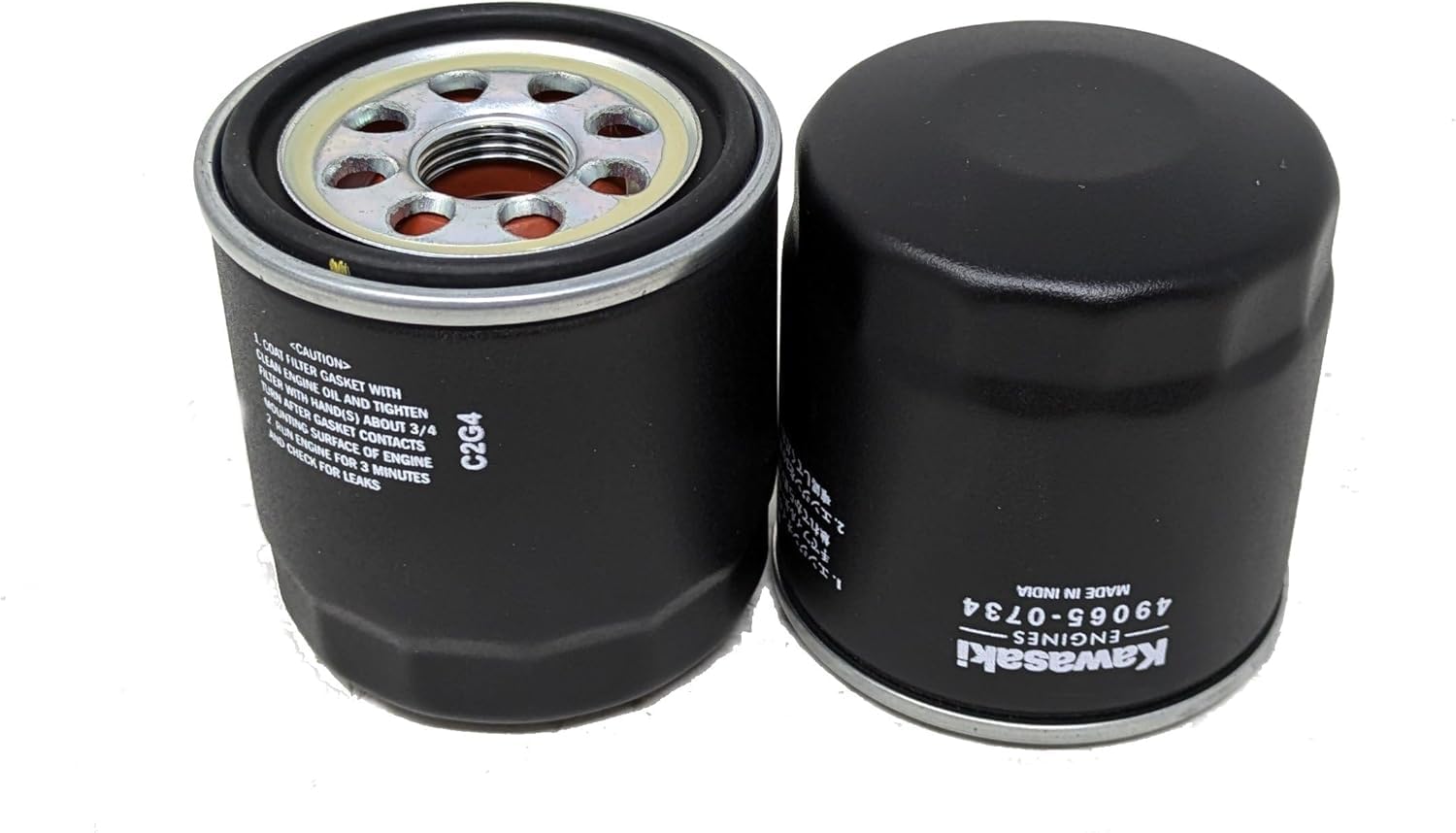 Qty (2) Oil Filter Compatible with Kawasaki 49065-0724 49065-0734 Replaces 49065-7010