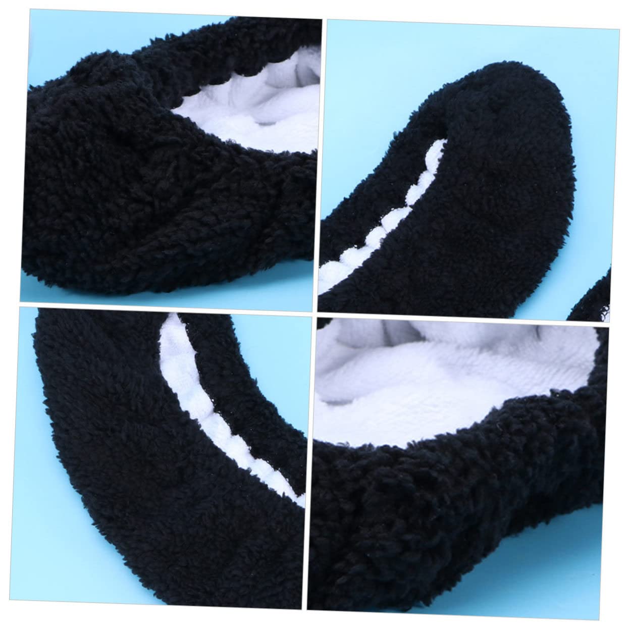 Mikinona 2 Paires Couvre-Lames Élastiques Durables pour Patins à Glace Garçon Fille Protection Antirouille pour Patinage Artistique et Hockey Lot de Noir et Bleu