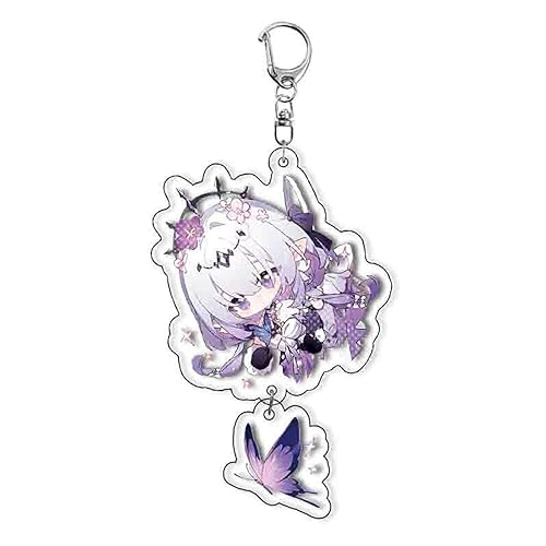 pochikiki- Game Cartoon Honkai Castorice Star Rail Llavero Anaxagoras Colgante Y2K Creative New Student School Bag Llavero