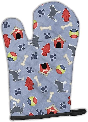 Vista 447 de Caroline's Treasures BB4904OVMT Christmas Siberian Husky Oven Mitt Heat Resistant Thick Oven Mitt for Hot Pans and Oven, Kitchen Mitt Protect Hands