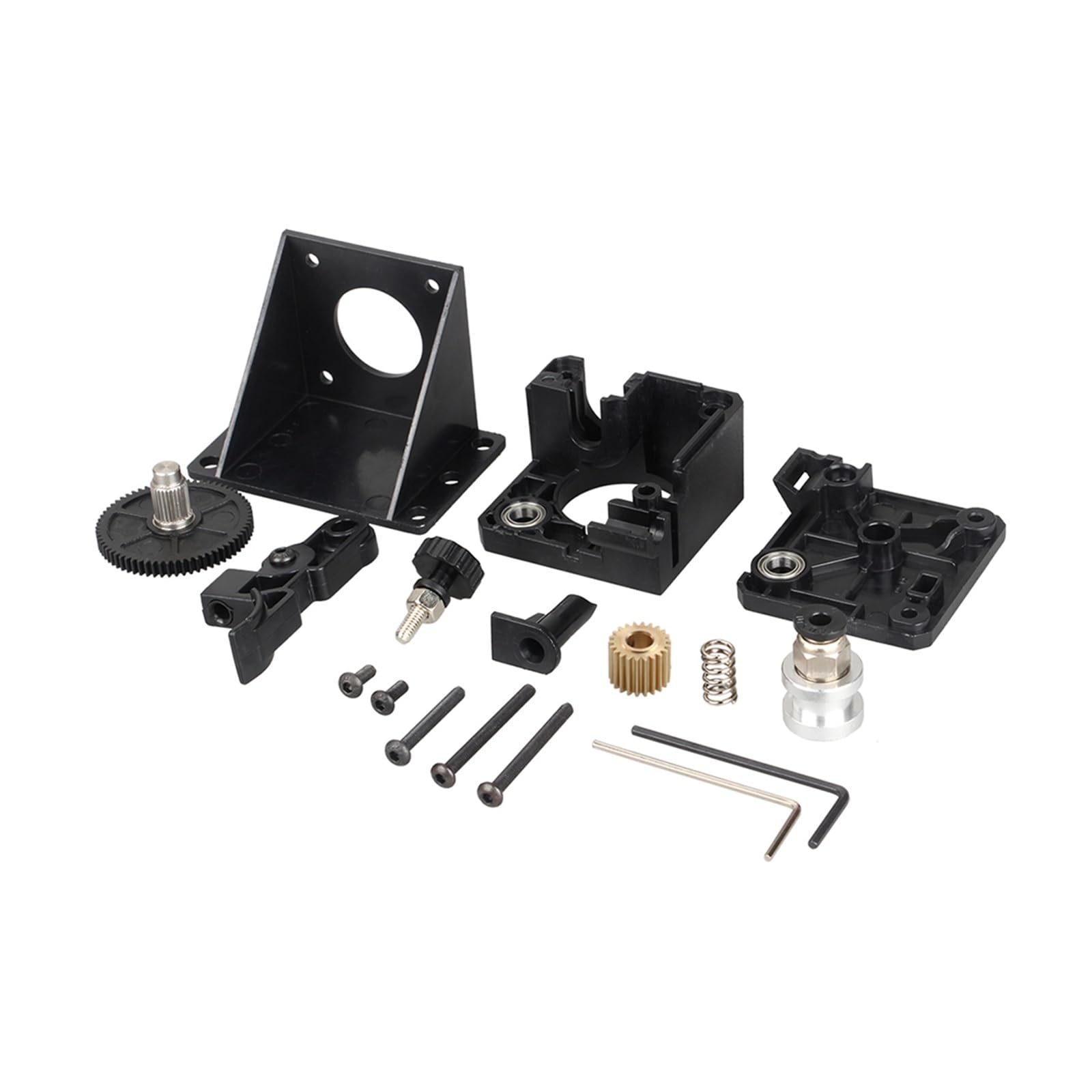 Compatible con E3D, kit de extrusora Titan for V6 J-head Soporte de montaje Bowden Filamento de 1,75 mm Relación 3:1(Red)