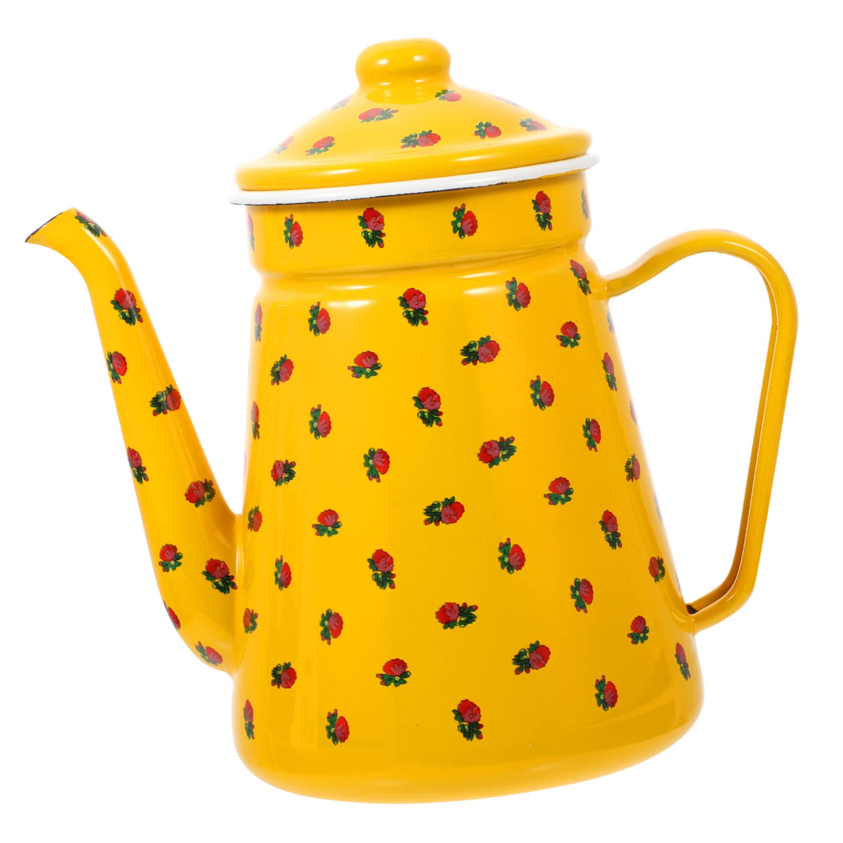 Alipis Enamel Tea Kettle Tea Pot Water Storage Kettle Enamel Water Pot Teapot for Campfire