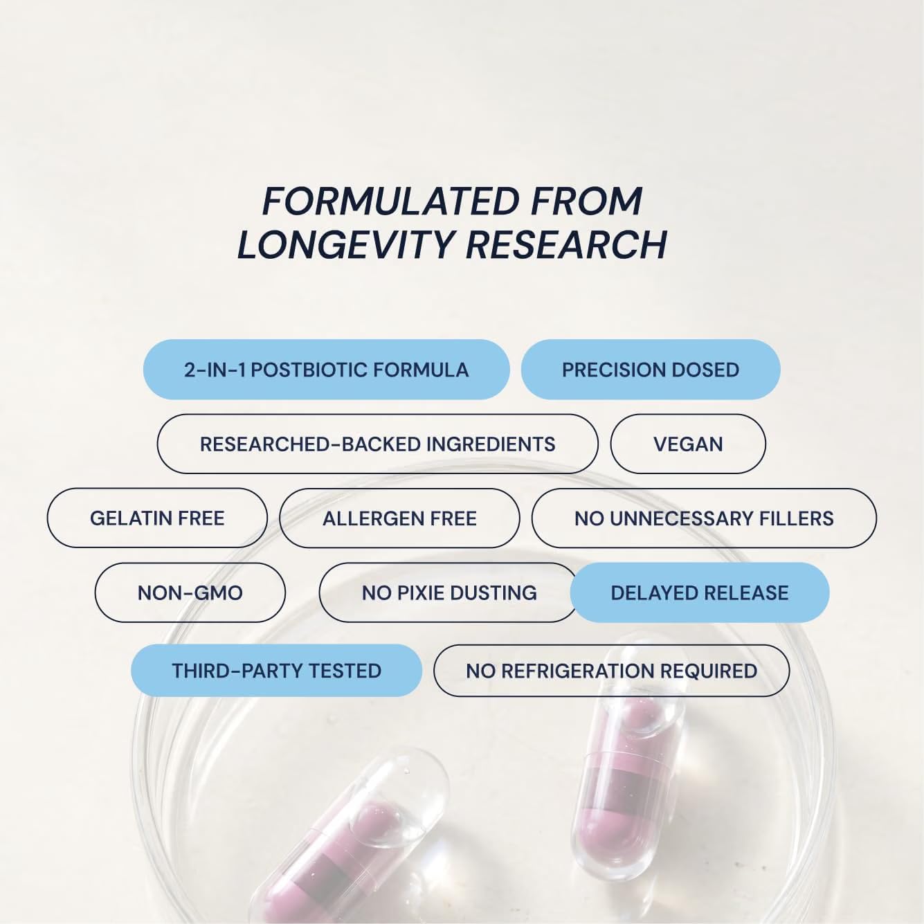 Blueprint by Bryan Johnson Essential Microbiome Capsules, Digestive & Gut Health Support for Women and Men, Delayed-Release 2-in-1 Postbiotic Daily Oral Microbiome Supplement for Healthy Digestion* — Amazon image 6