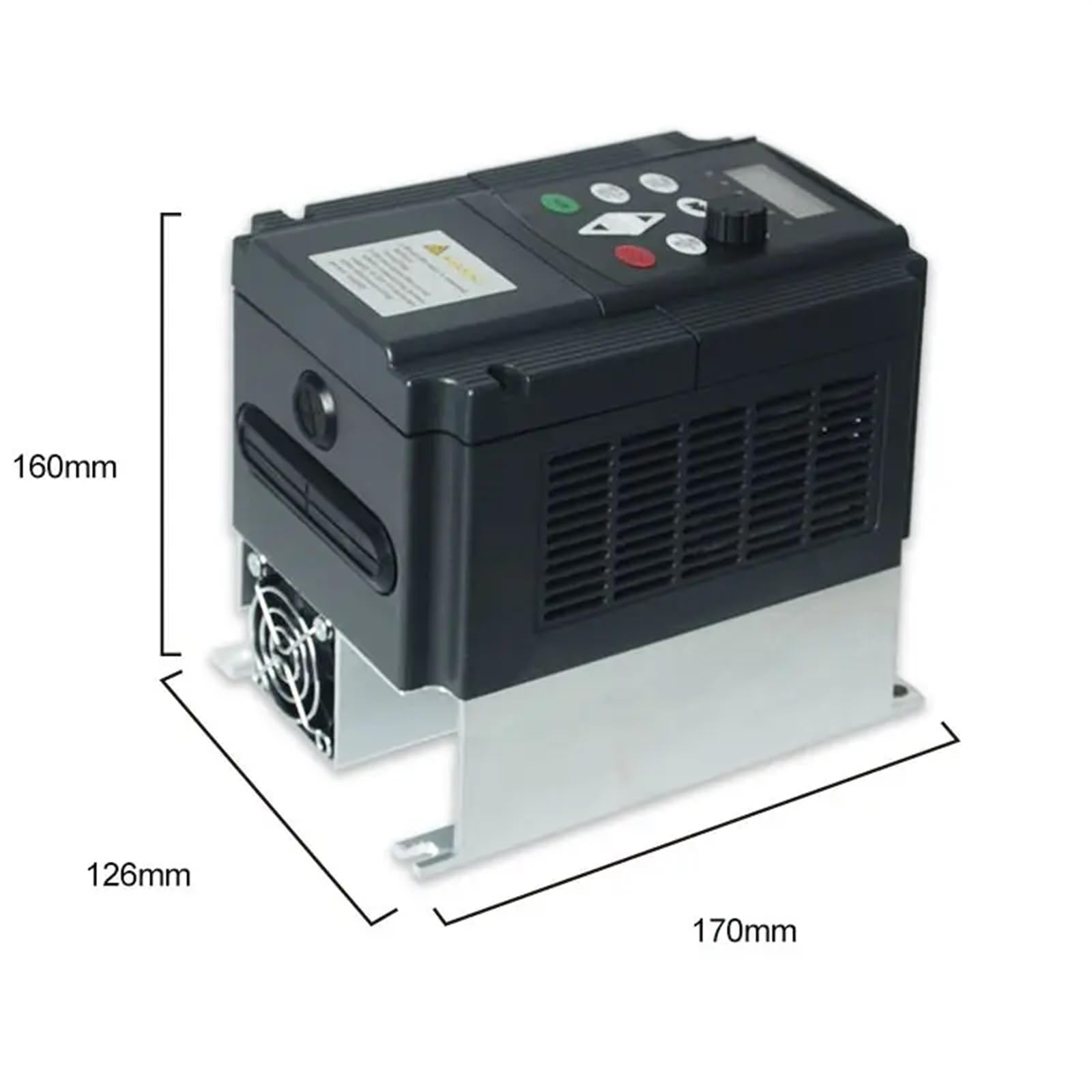 Inversor de frecuencia WK600D de 2,2 kW, Bomba de Agua Solar VFD de 1,5 kW, variador de frecuencia de 220 V for Motores monofásicos o trifásicos.(11kw 15hp,220v)