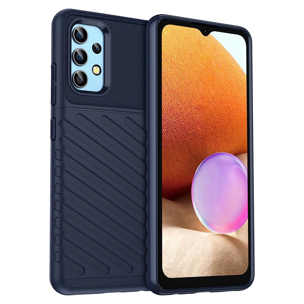 Amazon Brand- Solimo Basic Case for Samsung Galaxy A32 4G (Carbon Fiber_Blue) (B0CGZT55N1) Amazon Price History, Amazon Price Tracker