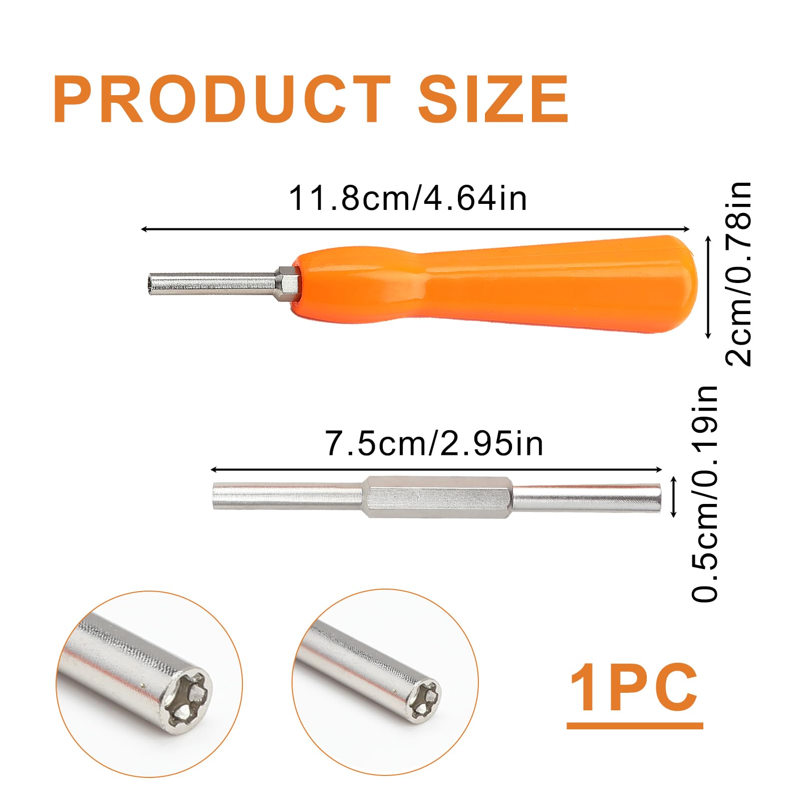 Kit de Tournevis Gamebit Double Extrémité 4,5 mm et 3,8 mm pour Ouvrir NES, SNES, N64, Gameboy, Gamecube, Virtual Boy, Sega, Nintendo Consoles, Cartouches de Jeu