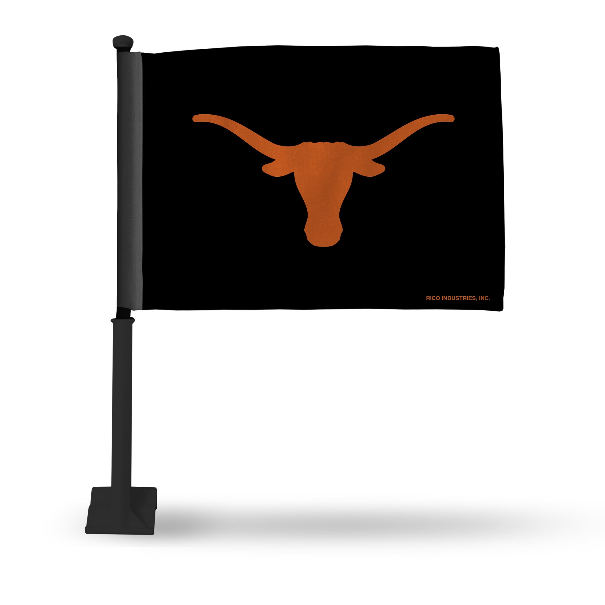 Rico Industries NCAA Texas Longhorns Exclusive Double Sided Double Sided Car Flag - 16