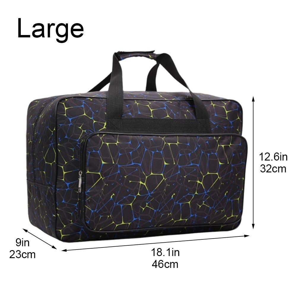 Estuche De Transporte Para Máquina De Coser Bolsa De Viaje Para Máquina De Coser Con Bolsillo Frontal Bolsa De Almacenamiento Bolsa De Almacenamiento Portátil Para Máquina De Coser Y Accesorios(negro)