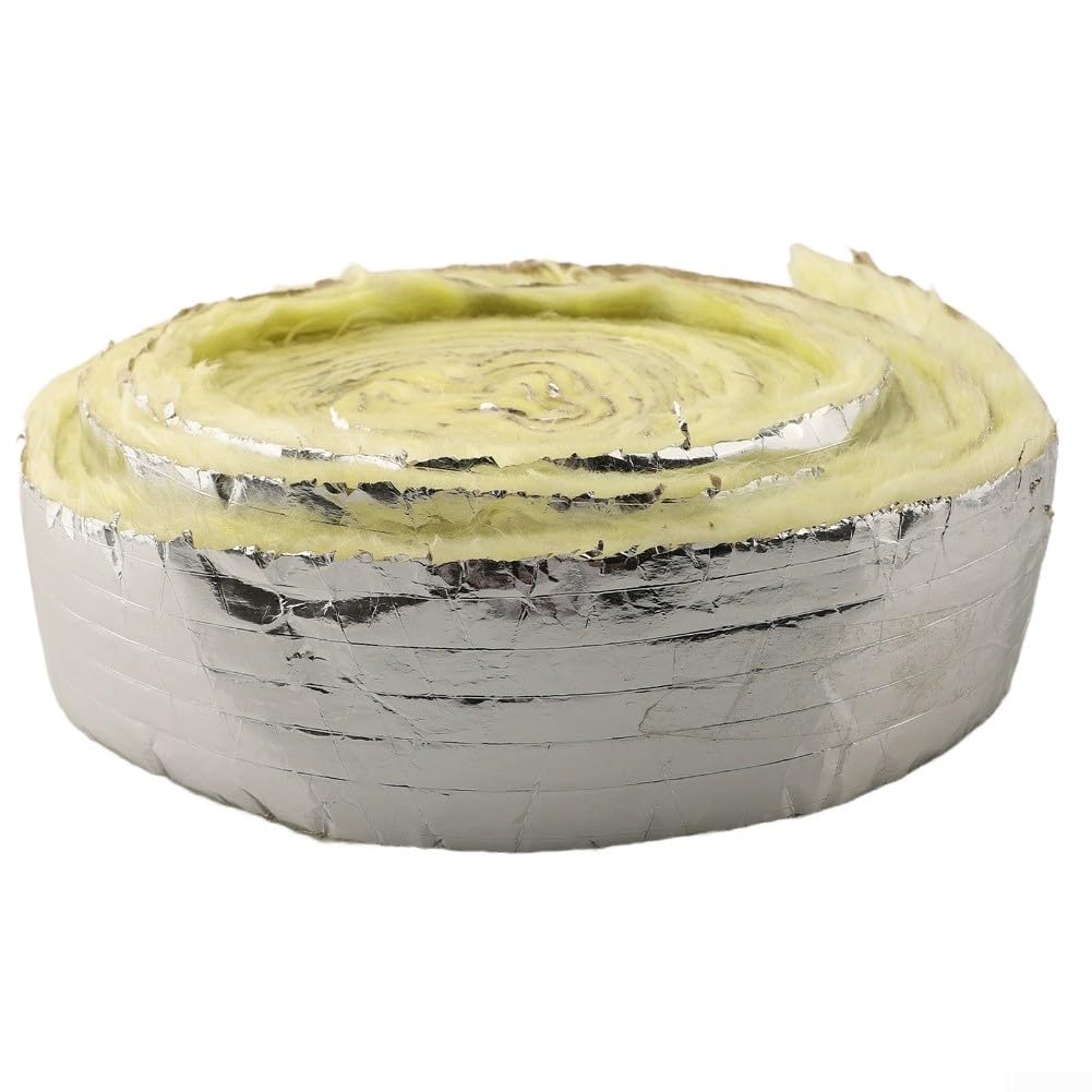 Film isolant en fibre de verre avec dos en feuille d'aluminium pour protéger les tuyaux dans n'importe quel environnement