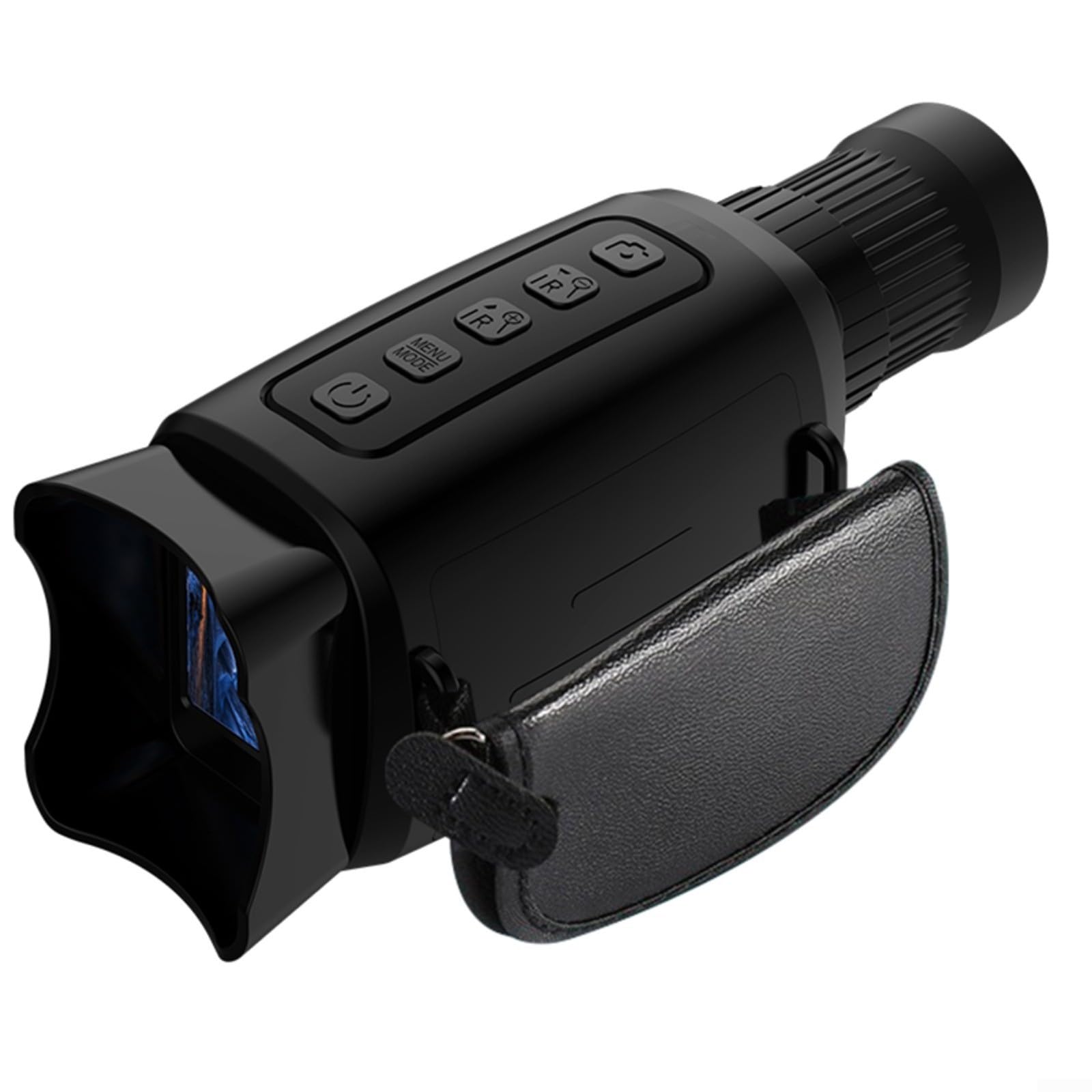 Monocolo di visione notturna da 800 m con zoom digitale 16x, infrarossi regolabile da 3 W e display HD 1080p, design resistente alle intemperie in ABS per caccia/campeggio, intervallo di funzionamento