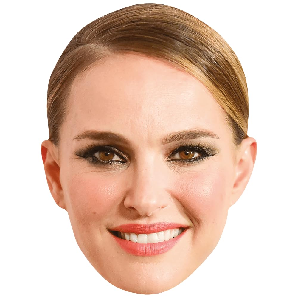 Natalie Portman (Hair Up) Celebrity Mask, Flat Card Face, Fancy Dress Mask