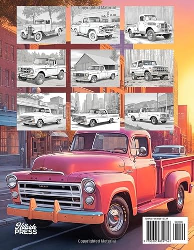 image for Classic Pickup Trucks Coloring Book: Vintage Trucks Coloring Book - Cl