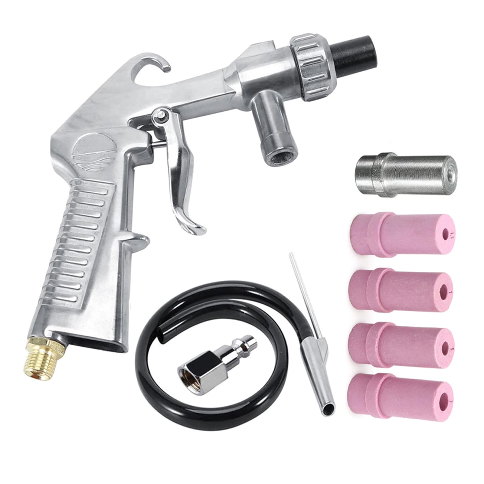 Kalttoy Blasting Shot Sandblasters Sand Blasters Kits With Nozzles And Hose Sandblasting Tool For Sandblasting Cabinet Professional Tool