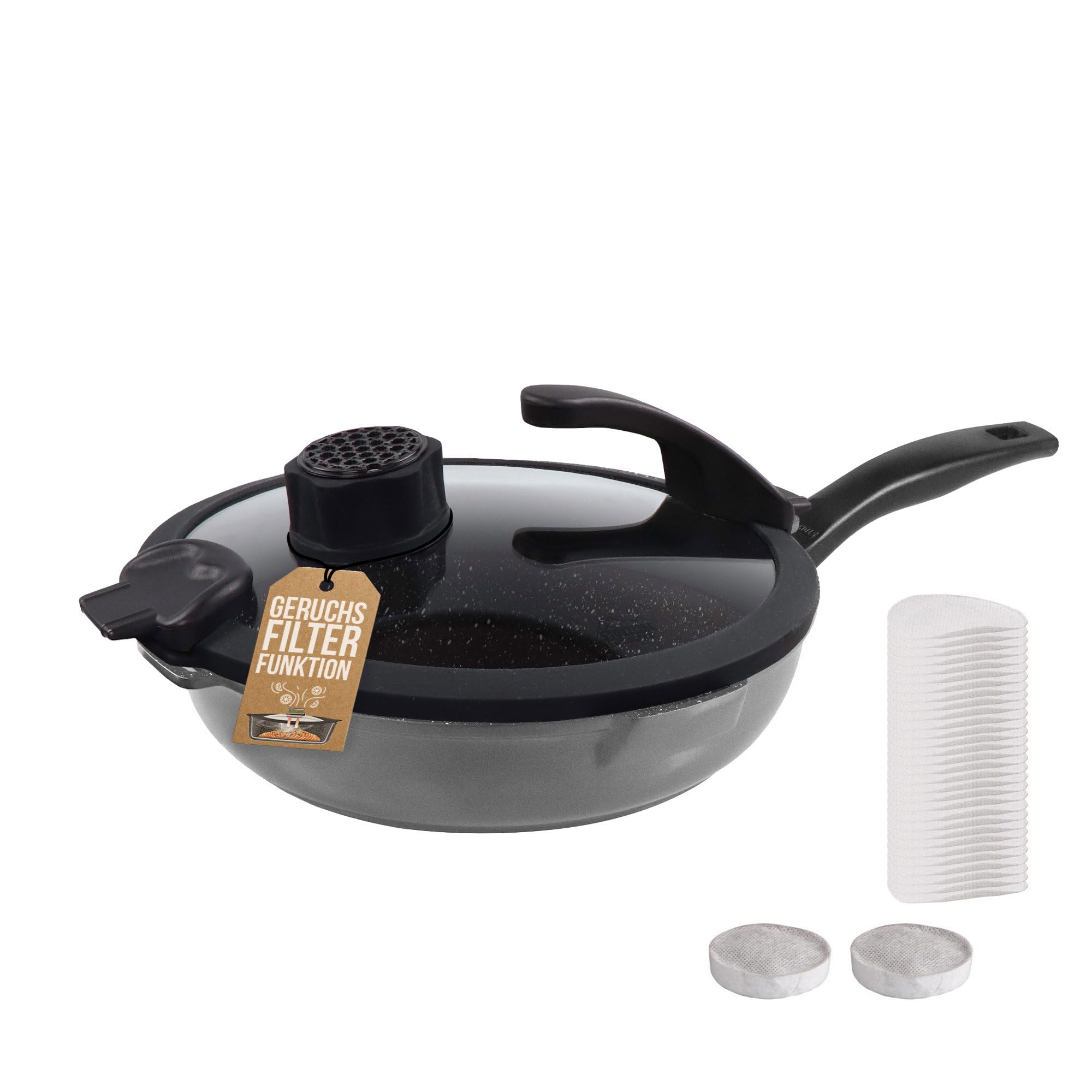 STONELINE FUTURE Sauteuse 24 cm, poêle bord haut, antiadhésive, induction