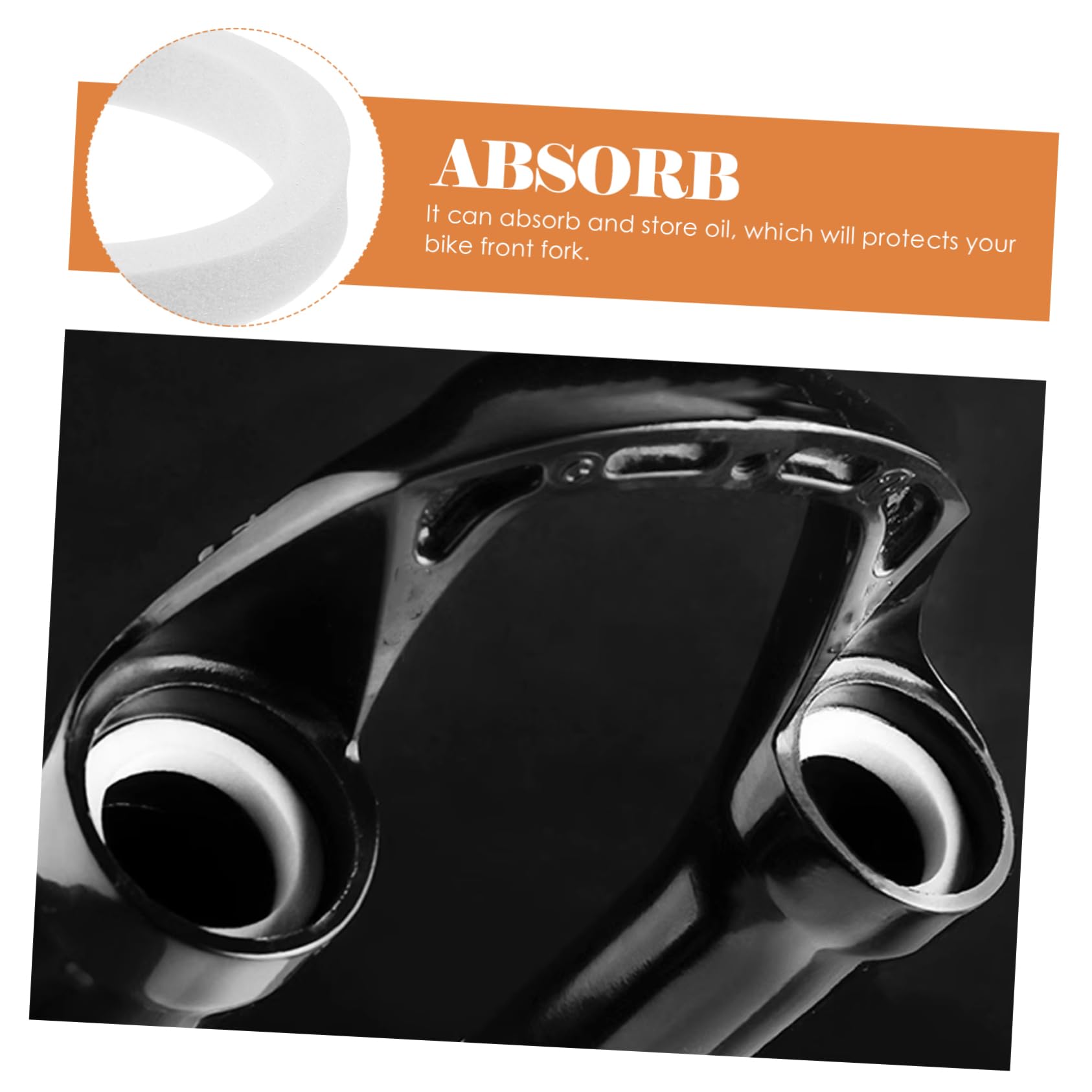 BESPORTBLE Front Fork Oil Seal Sponge Bike Accessories Oil Seal Sponge Rings Bike Rings