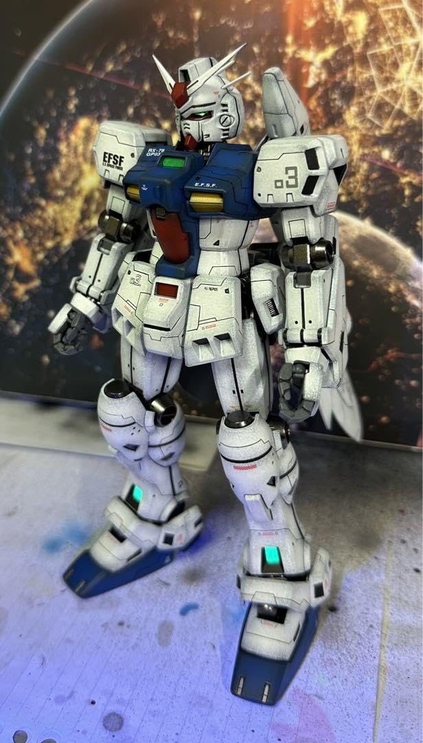 Amazon.co.jp: MG GP03 ステイメン 改修 全塗装 GH1G : おもちゃ