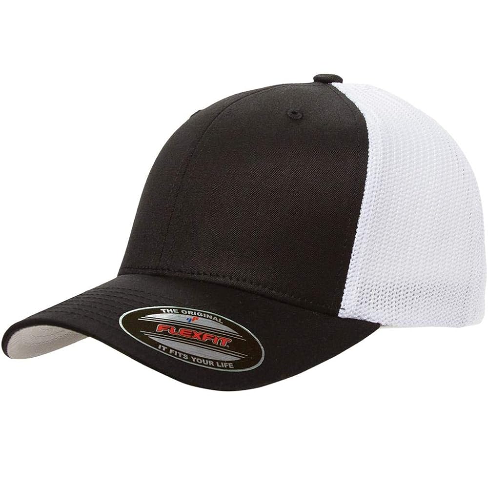 6511 Flexible Fit Trucker Mesh Hat with No Sweat Hat Liner
