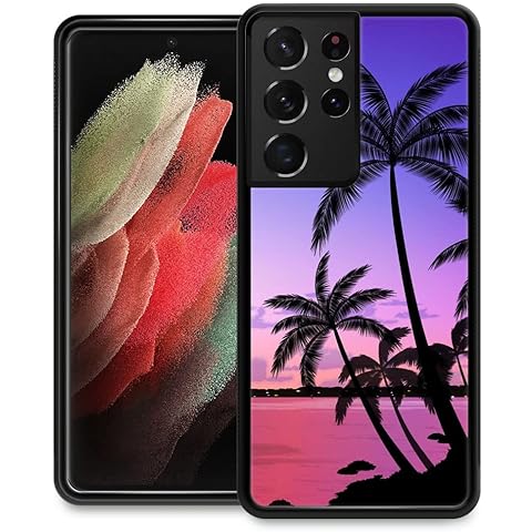 Compatible with Samsung Galaxy S21 Ultra Case,Non-Slip Soft TPU Bumper Shockproof P...